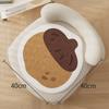 Autumn Plush Non-Slip Butt Pad, Winter Imitation Cashmere Thickened Cushion, Dormitory Student Classroom Stool Cushion