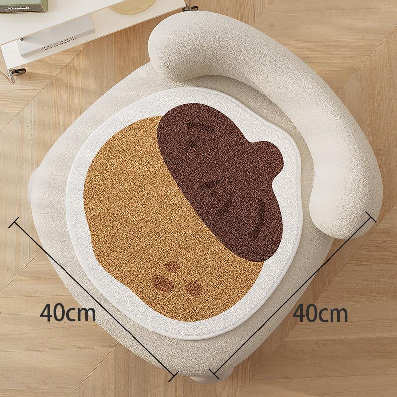 Autumn Plush Non-Slip Butt Pad, Winter Imitation Cashmere Thickened Cushion, Dormitory Student Classroom Stool Cushion