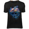 Surreal Jellyfish Skull T-Shirt – Floating Island, Cosmic Nebula Fantasy Tee