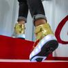 Spring and Summer New High-top Luminous Shoes Lamp Shoes Children's Runaway Shoes Velcro Casual Shoes Fashion Wheels Shoes