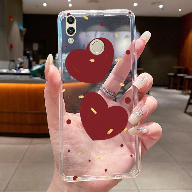 For Huawei Honor 8C Case BKK-LX2 BKK-LX1 BKK-L21 Back Cover Clear Luxury Butterfly Fashion Flowers Soft TPU Silicone Phone Case