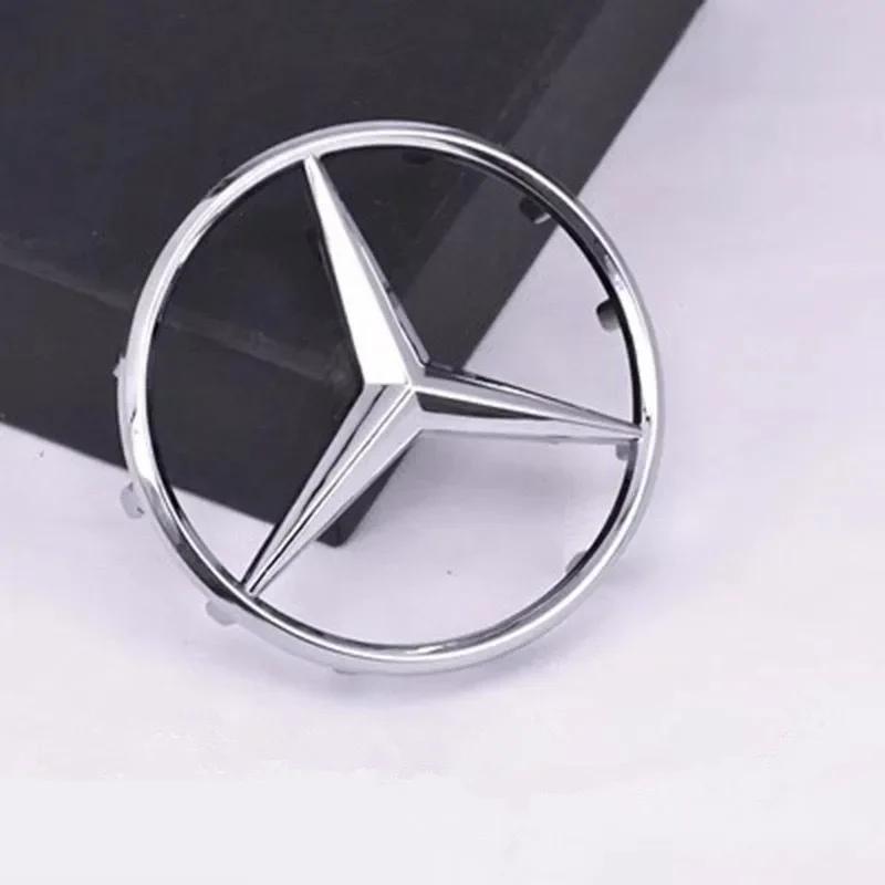 

ABS 3D Star Logo Hollow Badge Sticker Car Steering Wheel Center Emblem For Mercedes Benz AMG GLK W202 W204 W210 W211 W212 W220 52MM