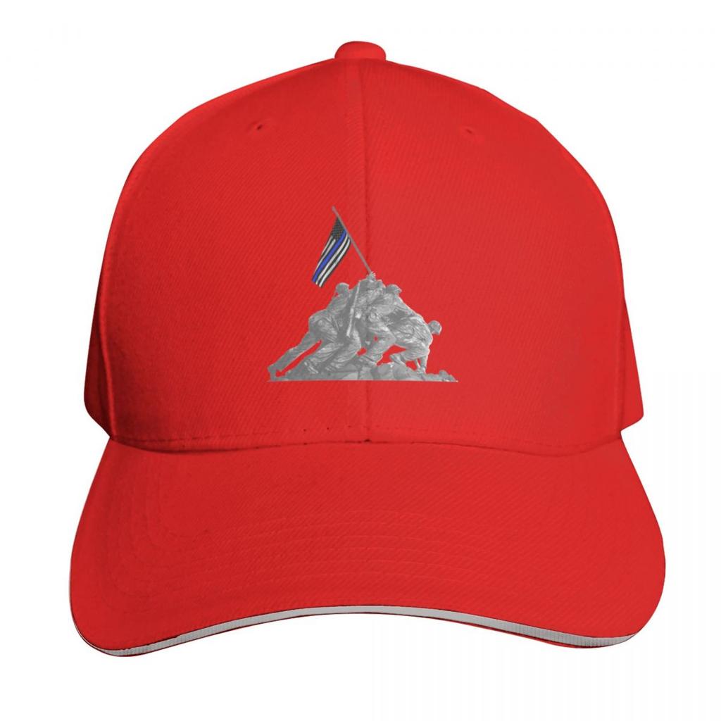 Blue Lives Matter On Iwo Jima Baseball Cap Dropshipping Hats On Offer Hip Hop Designer Hat Unisex Womens