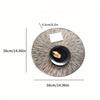 PVC Hollow Round Placemat Heat Insulation Table Mat Non-slid Plate Cup Pot Pad Kitchen Accessories Decoration Home Pad Coaster
