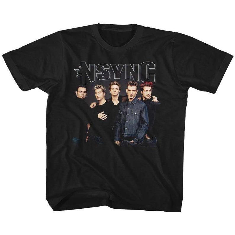 NSYNC Stark Group Shot Black Toddler T-Shirt 120