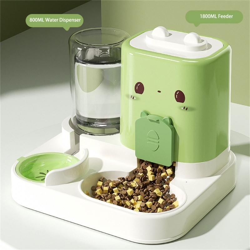 Smarted Pet Feeders With Timers And Portion Control Integrated Food Water Dish Anti Spill Safe Materials