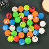 100Pcs Christmas Glow in The Dark Bouncy Balls Stocking Stuffers Toys Kids Birthday Party Game Gifts Rubber Bouncing Ball