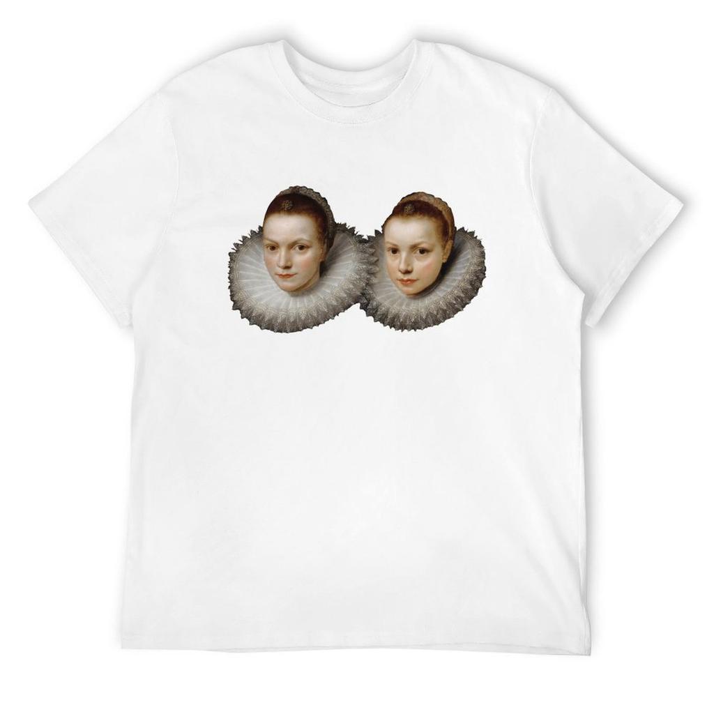 Cornelis de Vos - Two sisters T-Shirt blue archive man t shirt shirts graphic tee anime clothes mens t shirt graphic
