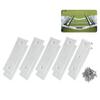 Marine Trailer Glides Pads Quick Installation & Stable Performances Boat Towing Rubber Boat Sliders Pad Set for Boats