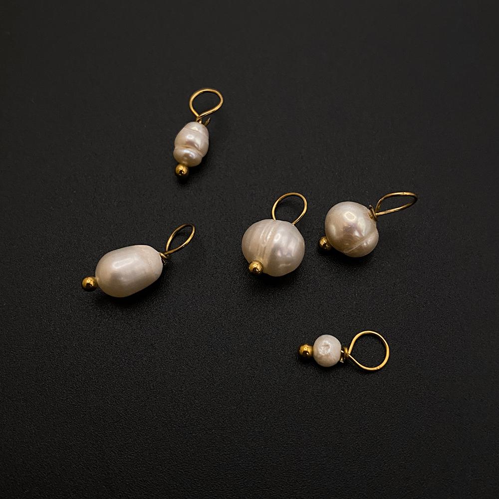 eManco Stainless Steel Personalized Fashion Jewelry DIY Freshwater Pearl Pendant Women's Accessories Factory Outlet