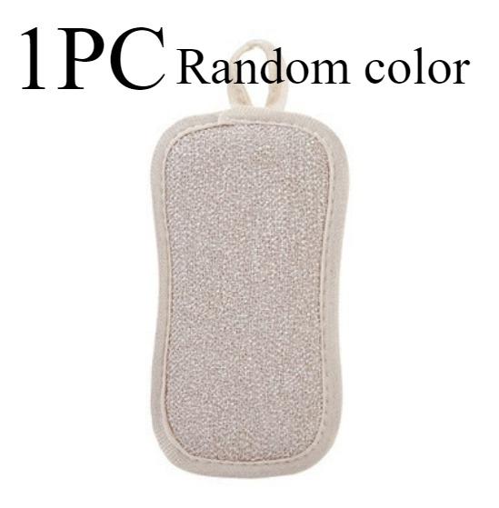 

1/2/3pcsNon-Scratch Microfiber Sponge,Multi-Purpose Scrub Sponges For Kitchen Kitchen Gadgets,Cleaning plate sponge kitchenware