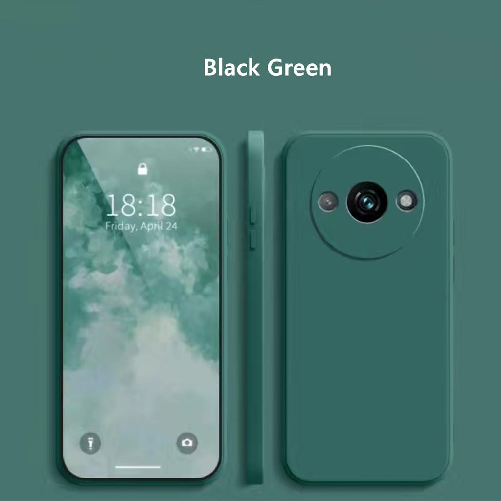 For Redmi A3 Liquid Silicone Case For Xiaomi Redmi A3 Cover Fundas Coque Soft TPU Protective Phone Back Bumper Redmi A3