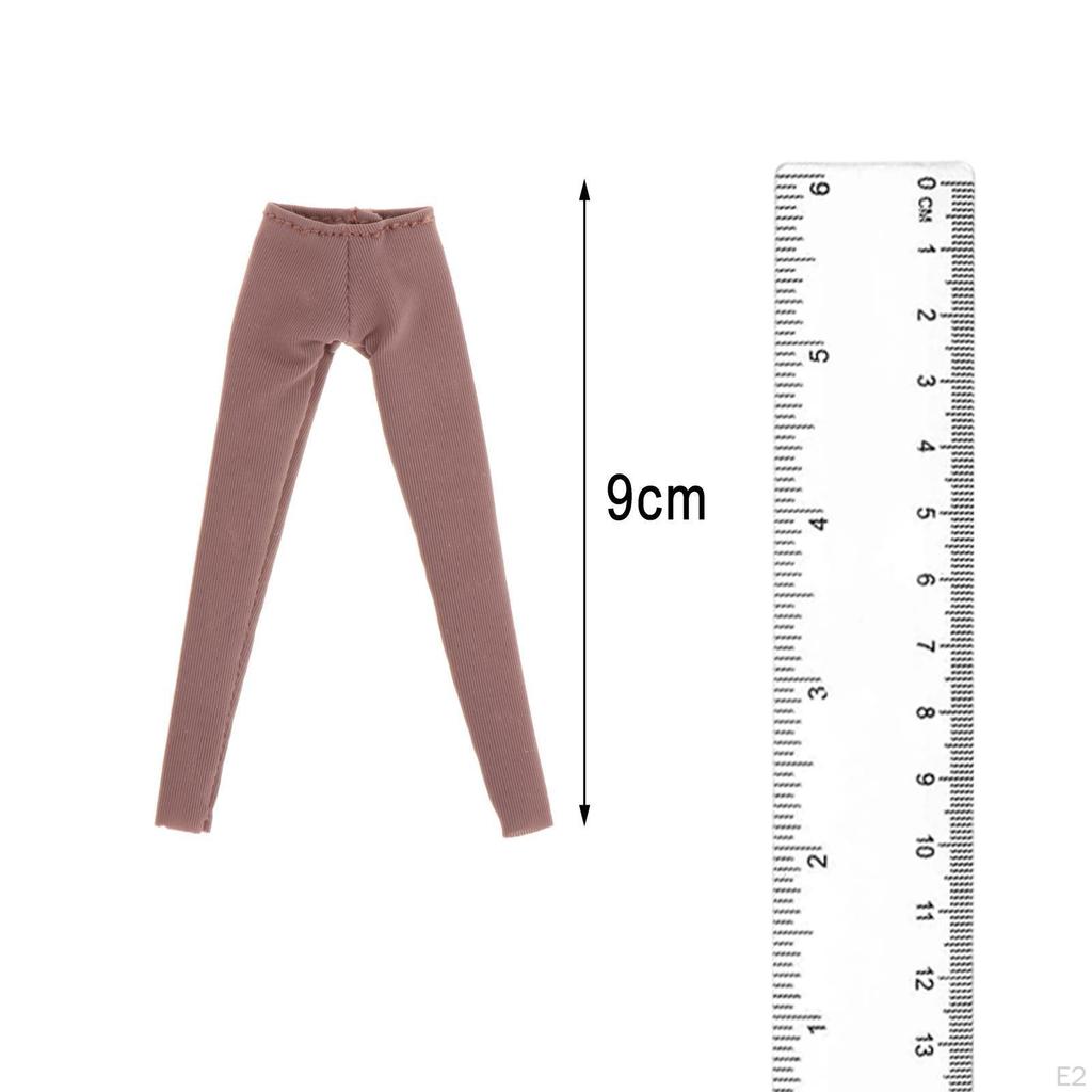 1/12 Female Doll Clothes Miniature Pants ,Handmade, Trousers for 6'' Action Figures Accessories