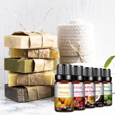 PHATOIL 10ml/0.33fl.oz פירות שמנים אתריים מושלם עבור מפזר ארומתרפיה עיסוי ספא הרפיה טיפוח שיער ועור נר ריחות עשה זאת בעצמך