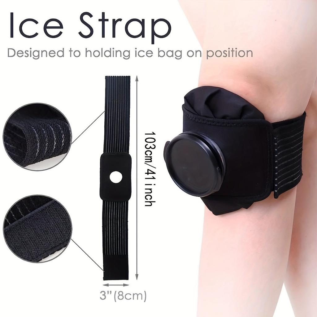 Ice Bag[6", 9" &11" ] Hot and Cold Reusable Ice Bag, Relief Heat Pack Reusable for Knee Head Leg/Perfect Gift For Birthday