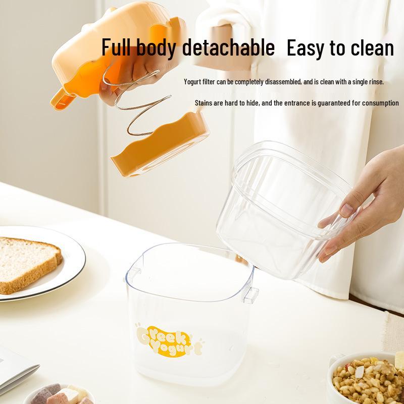 Food-Grade Greek Yogurt Strainer & Whey Separator for Homemade Thick Yogurt