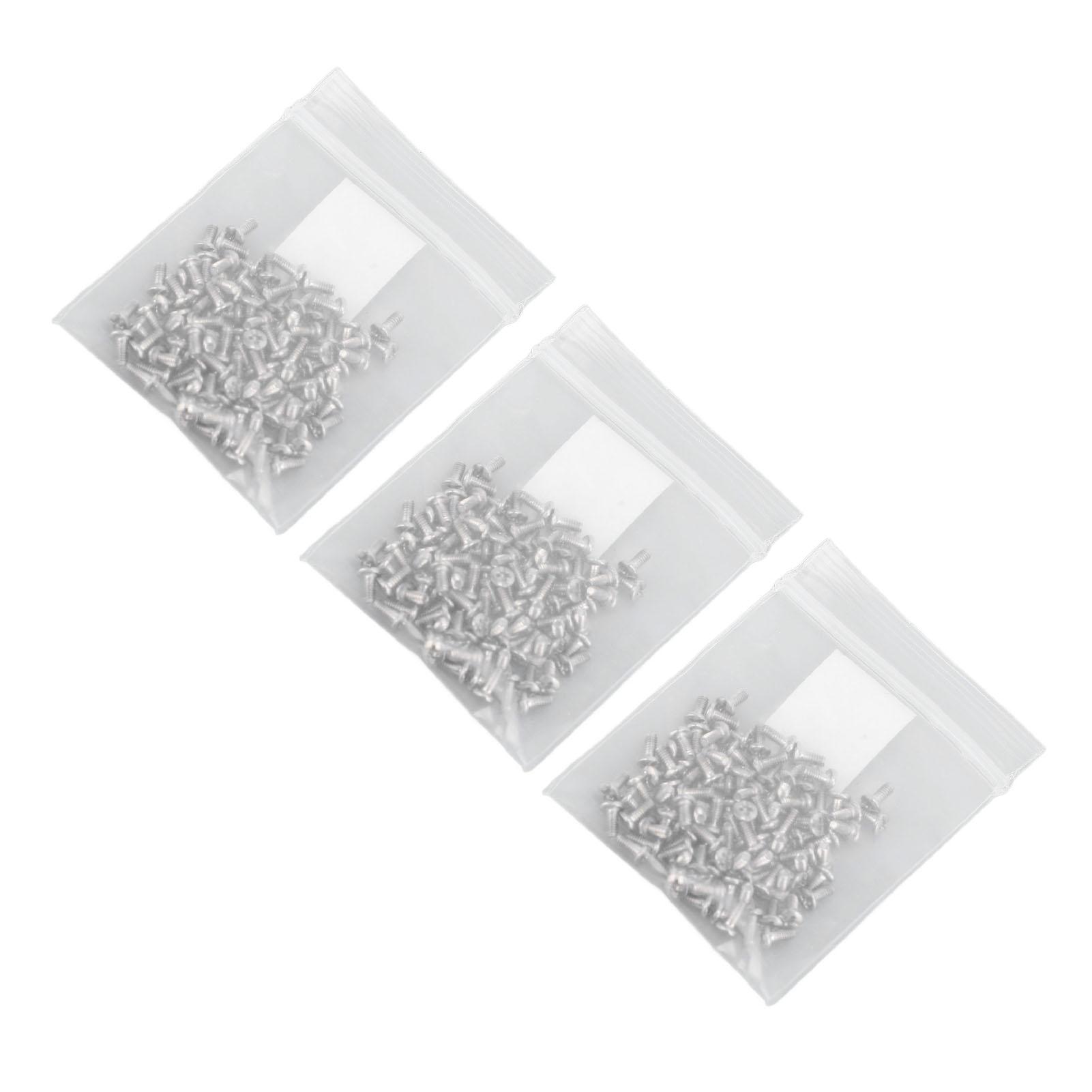 

300 шт. винты для очков металлические декоративные винты для очков комплект для ремонта обслуживания 2,5 X 1,2 X