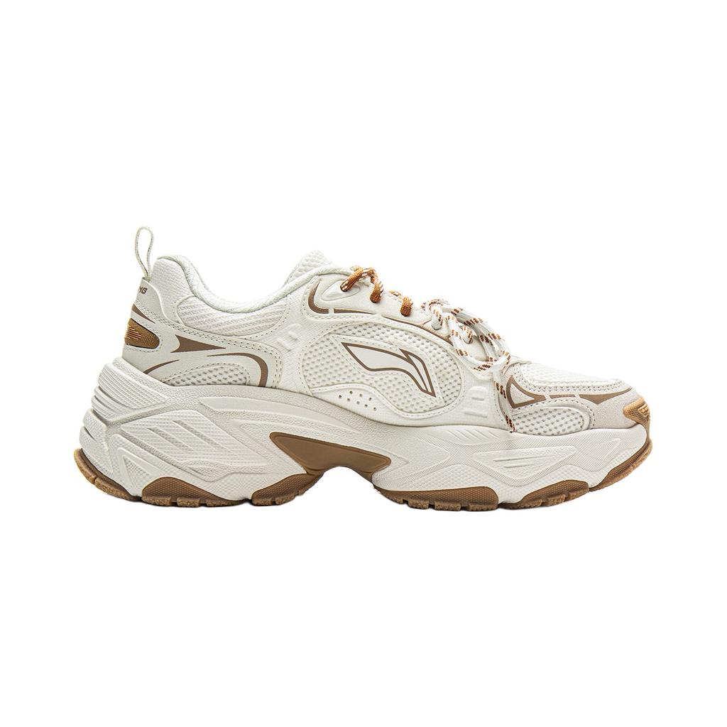 Li Ning Brown Sugar 2 Slip Resistant, Abrasion Resistant, Breathable Cushioning, Rebound Low Top Casual Shoes Women's AGCV366-1