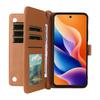 For TCL 605 4G/60 SE Case with Shoulder/Wrist Strap Leather Phone Cover Stand Wallet