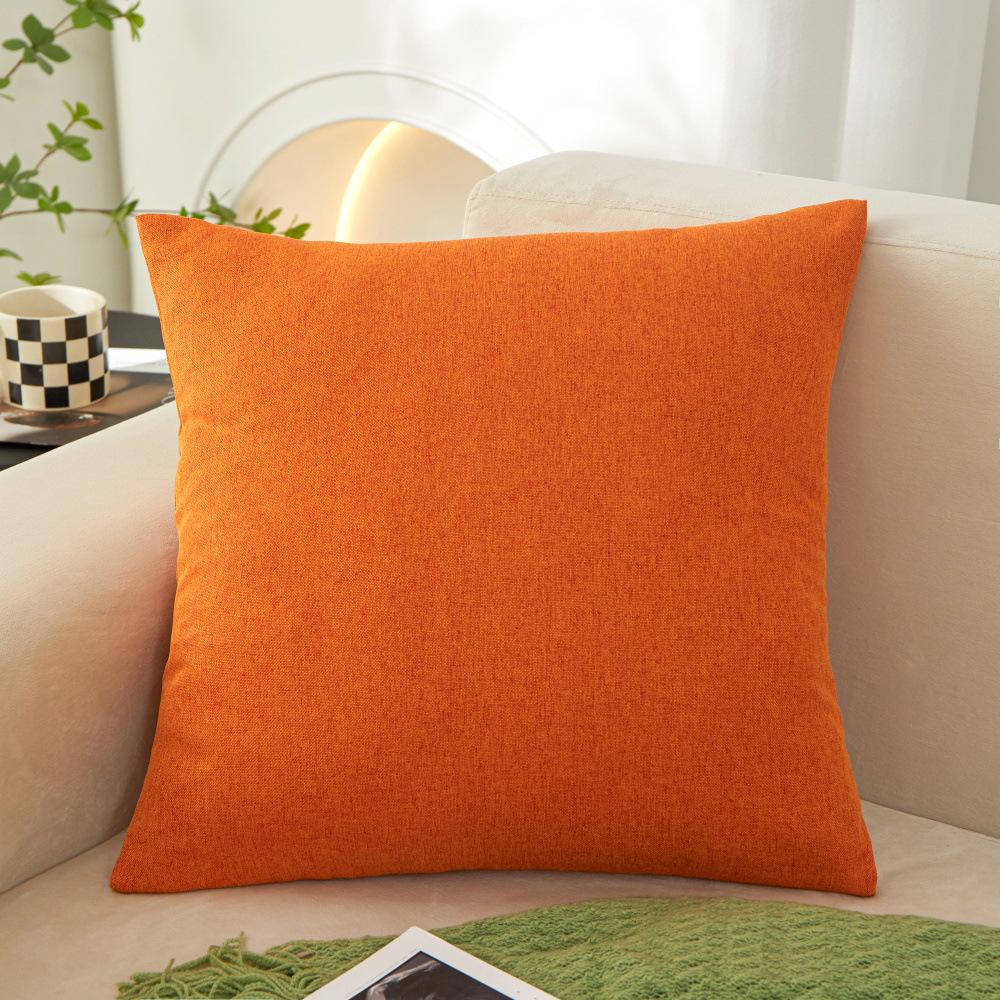 Polyester Disposable Waterproof Cloth Sofa Back Large Cushion Square Solid Color Pillow Case