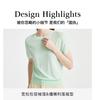 Simple and Fresh] Spring and Summer Round Neck Unique Decoration Age Reducing Daily Knitted T-shirt with Mulberry Silk for Women