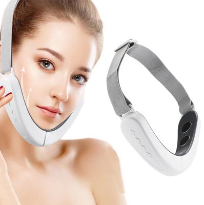 V Shaped EMS Face Lifting Machine English Voice Remind Face Slimming Neck Massager Double Chin Remover Skin Firming Device