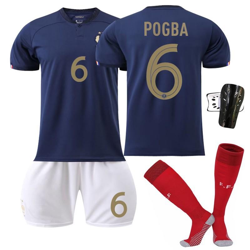 France home World Cup number Mbappe Benzema jersey football jersey set team uniform