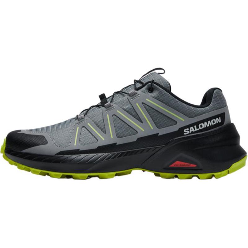 SALOMON Speedcross Peak Abrasion Resistant Breathable Low Top Outdoor Shoes Men's Gray Sneakers 476026