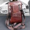 Genuine Leather Phone Chest Bag Large Capacity Messenger Bag Bum Bag Crossbody Phone Bag  Men's