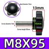 Adjustable Plum Blossom Plastic Head Star Handle Screw Bolt