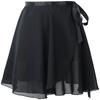 Adult Ballet Dance Chiffon Mesh Skirt with Tie-Up Design
