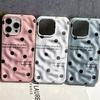 Black English Wave Dot Phone Case For Iphone 11 Pro Max 17 Air 16 15 14 Pro 13 12 11 15 Plus Transparent Silicone Soft Cover