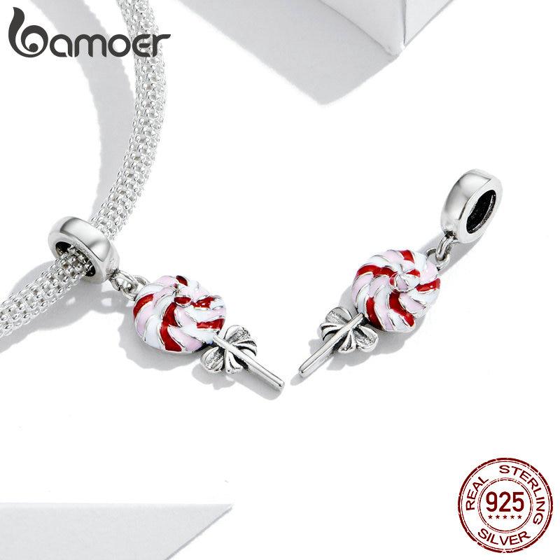 Bamoer 925 Sterling Sølv Ettermiddagste Fritidsserie Emalje Charm for Originalt Armbånd