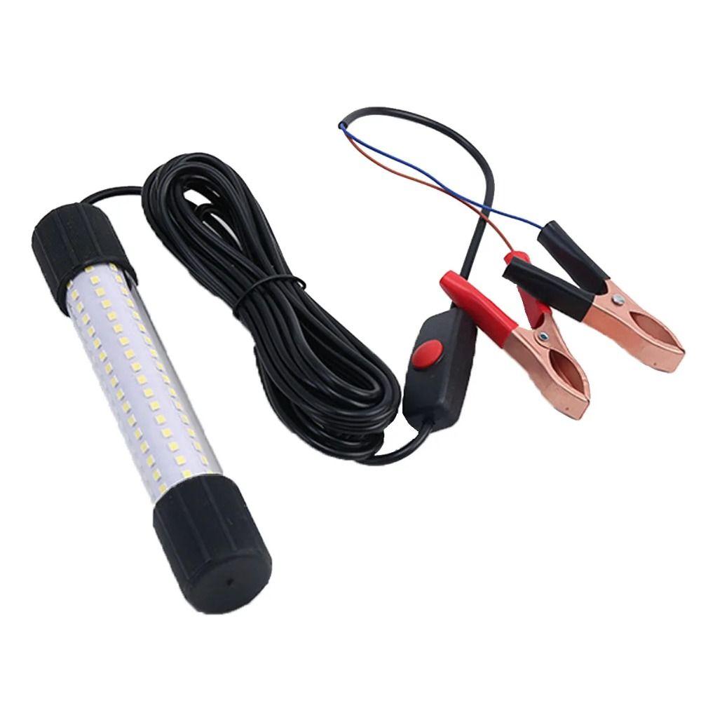 Waterproof 12V Fishing Light 126LEDs Lures Finder Lamp LED Underwater Light  Boat Outdoor