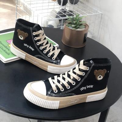 Fashion Shoes Woman 2024 Trend Cute Canvas Shoe Women Breathable Sneakers Sport Shoes for Woman Casual Vulcanized Shoe Flats High Top