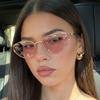 Fashion Small Metal Frame Cat Eye Sunglasses Women Trendy Driving Sun Glasses 2026 Luxury Brand Eyeglasses