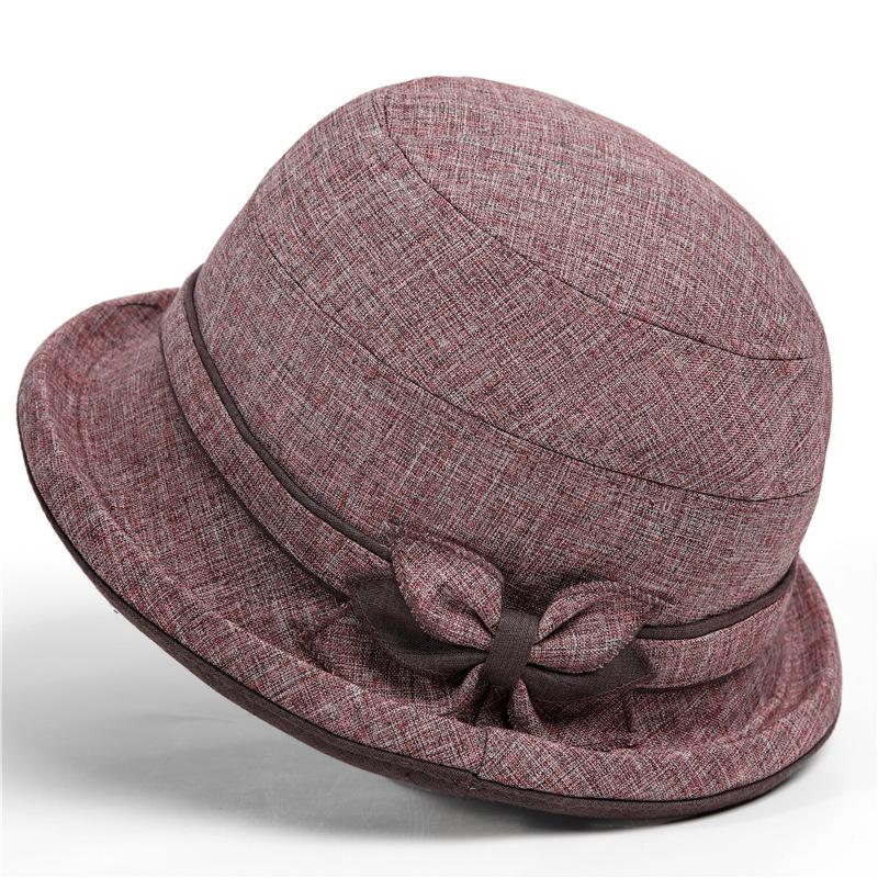 

Пожилая шляпа женская весенне-осенняя дневная шляпа-ведро из тонкой ткани шляпа для пожилого мужчины бабушкина летняя шляпа для пожилой женщины ONE SIZE светло-коричневого