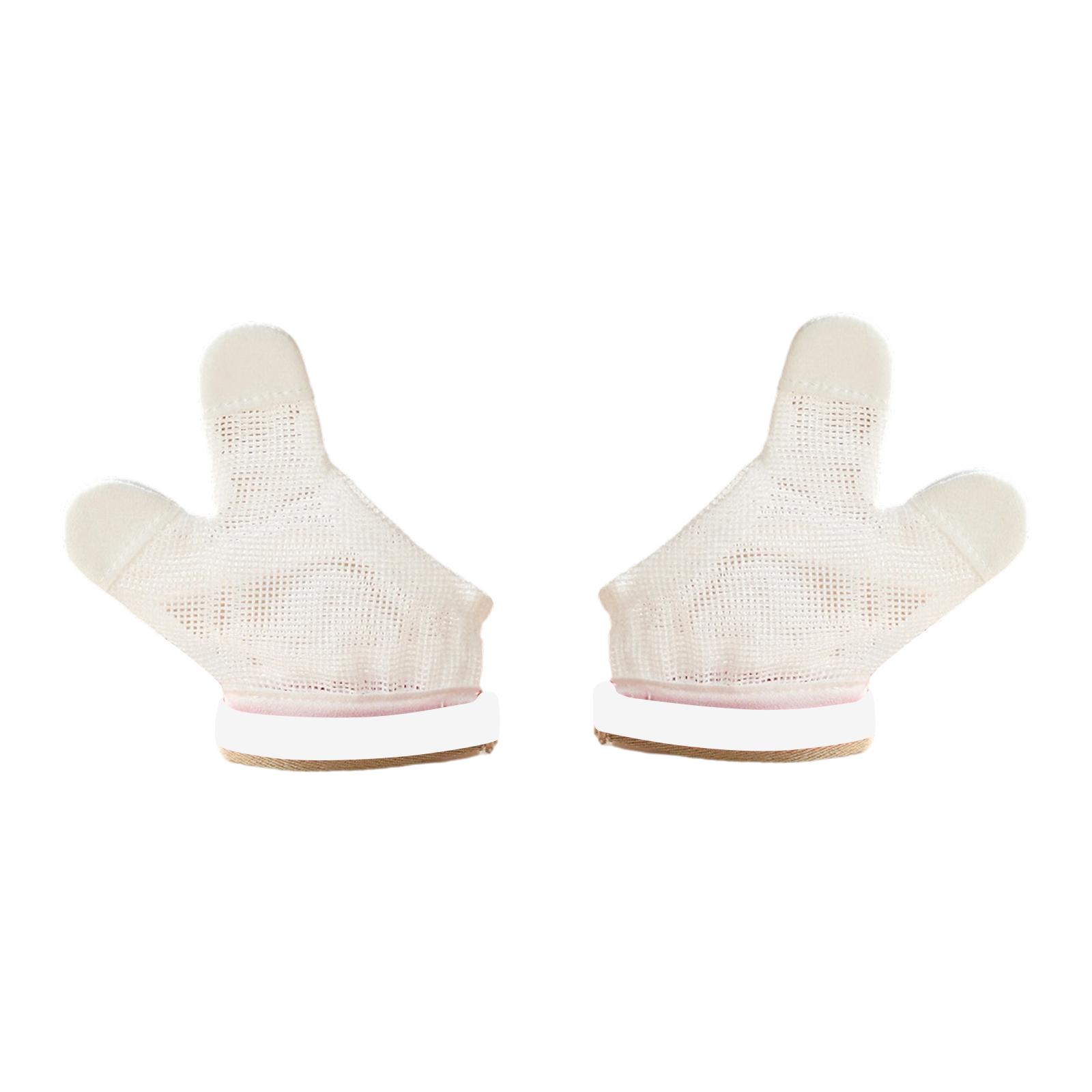 

Рукавички для смоктання великого пальця, Дитячі, рукавички для годування, дихаючі захисники пальців і великого пальця, які запобігають смоктанню дітьми великих пальців. S білий