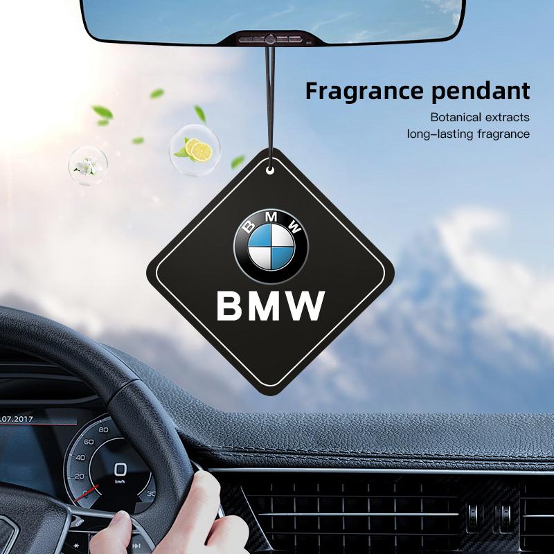 NNEJ4 Car Fragrance Tablets Air Freshener Perfume Decoration Pendant For BMW F30 F10 E90 F20 E46 E60 E70 E39 X6 Car Flavoring Keychain