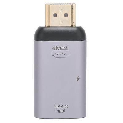 Type C Adapter HD 4K PD 100W Portable Type C Female To Male Gold Plated Adapter Docking Station(TypeC Female To High