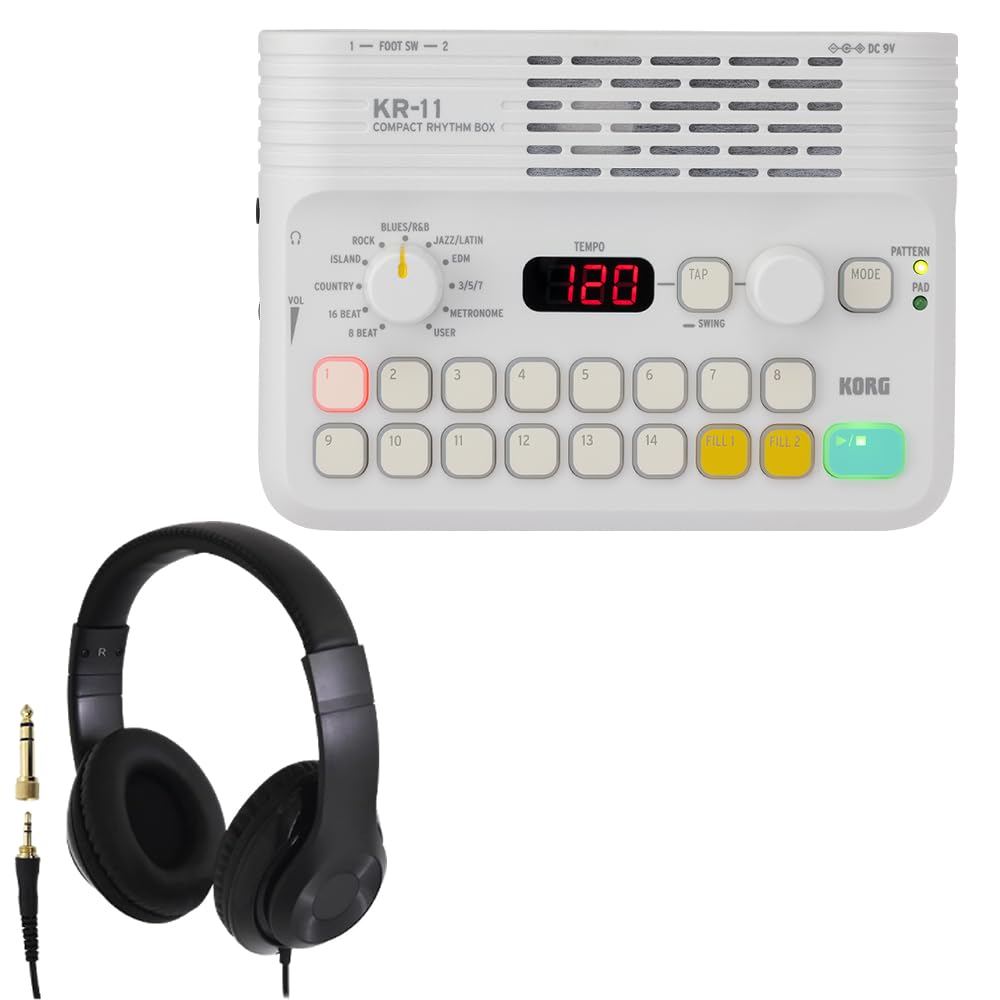 

KORG COMPACT RHYTHM BOX WHITE Custom Try наушники герметичные 40 мм драйвер комплект KR-11 HP-CT1