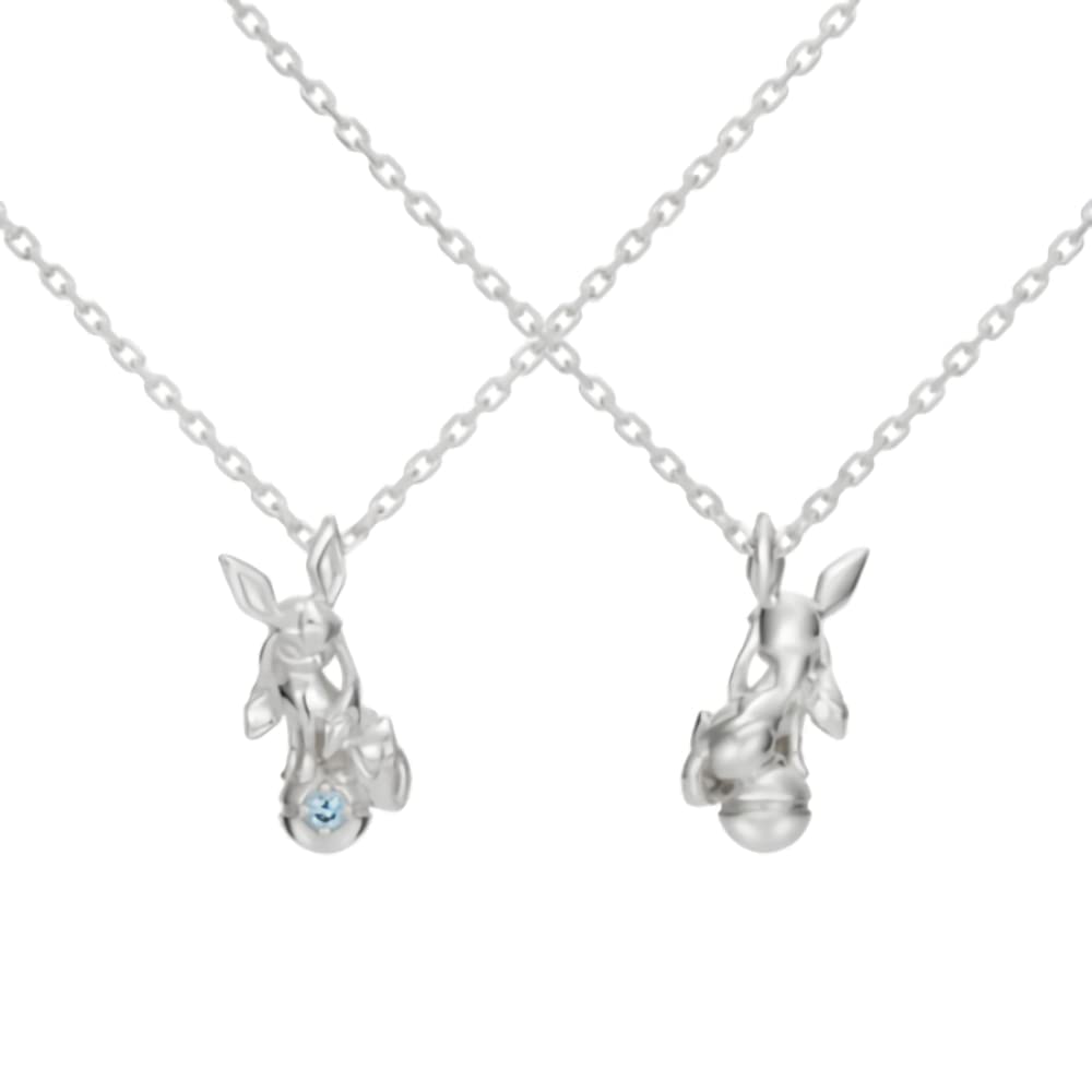 

Pokemon Glaceon Monster Ball Necklace Silver Unisex Men Women Popular Accessories Present Gift [U-Treasure] &
