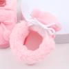 Baby Warm Shoes Bowknot Lace-up Soft and Comfortable Snow Boots