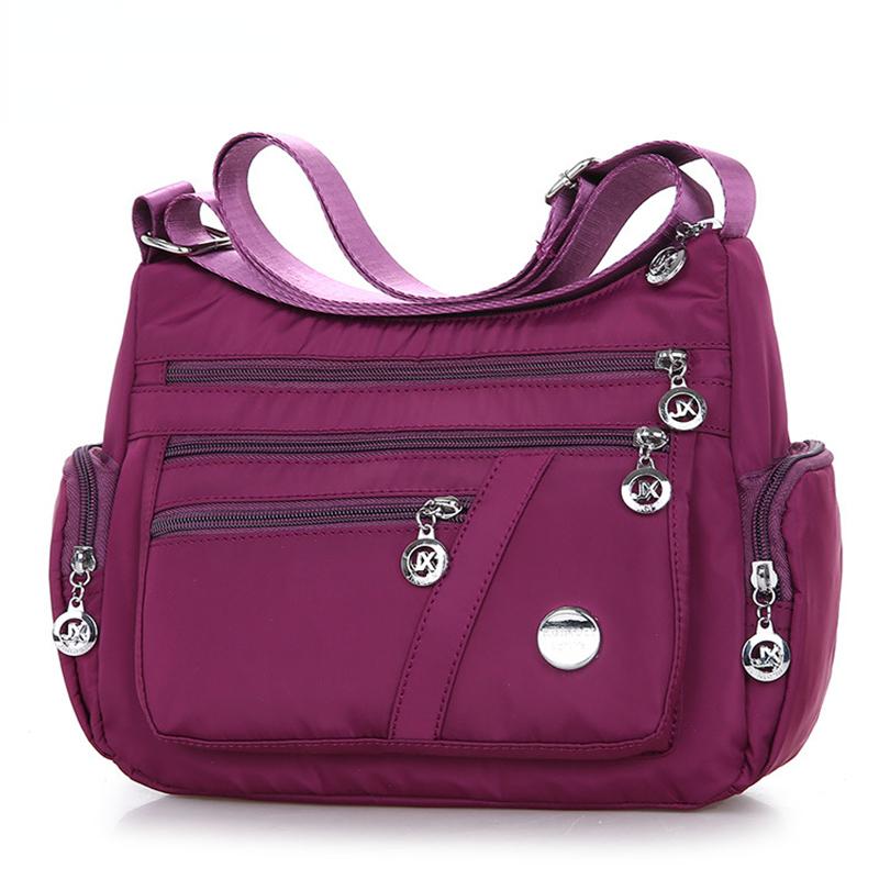 

2022 повседневная женская сумка через плечо Оксфорд непромокаемая сумка на молнии посылка женская большая вместительная дорожная сумка через плечо