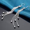 Olive Korean Long Tassel Earrings - European & American Fashion Jewelry