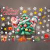 Christmas Window Decoration Stickers Merry Christmas Wall Stickers Window Glass Merry Christmas Home Decoration Happy New Year Stickers