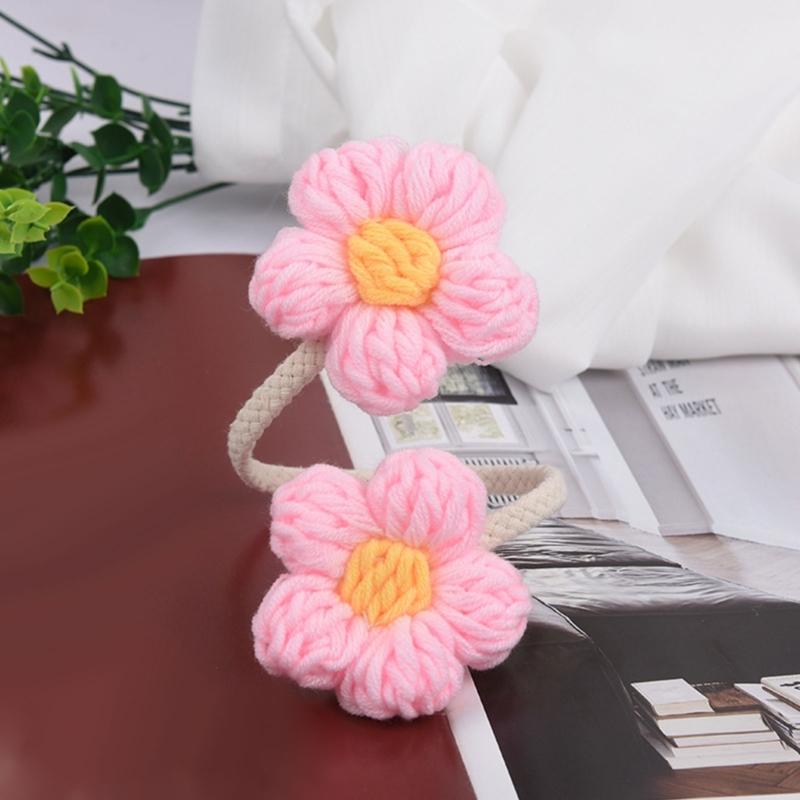 Curtain Tiebacks Decorative Curtain Holdbacks Retro Flower Curtain Buckles Clips Drapery Holdbacks Office Home Decors