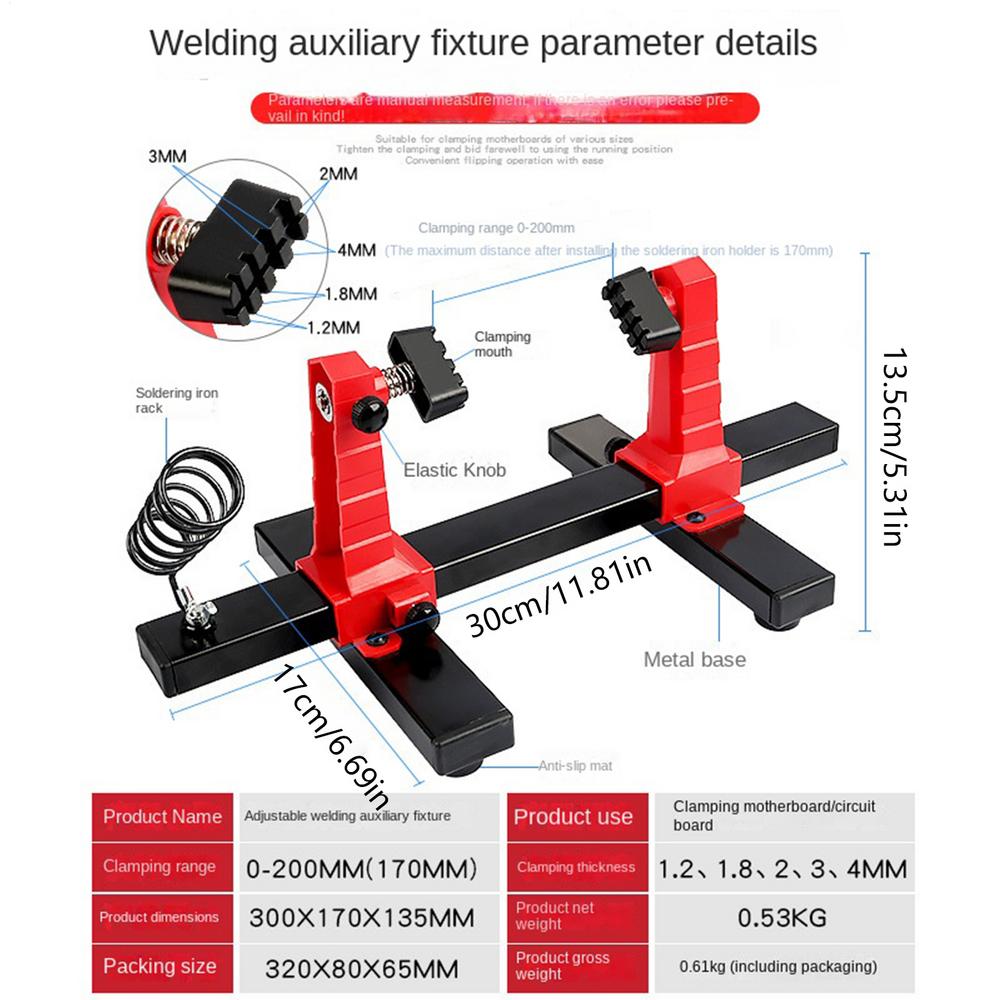 Circuit Board Soldering Bracket For Mobile Phone Motherboard Adjustable Pcb Board Holder Soldering Lron Assembly Stand Clamp