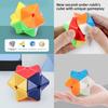 Classic Plastic Puzzle Cube With Stress Relief Features For Children And Adults