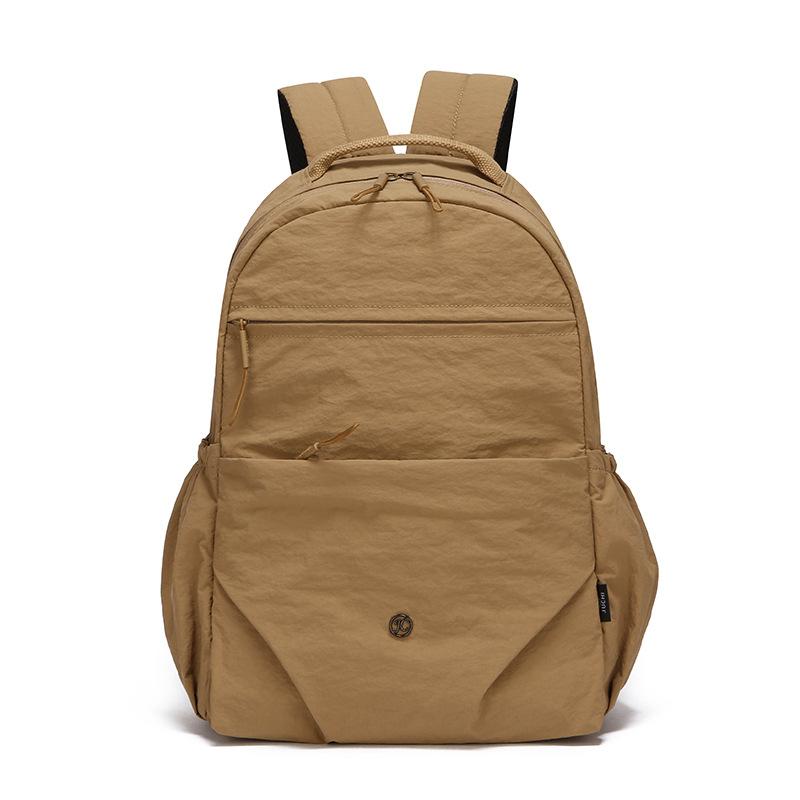 

Canvas Casual Backpack Light Commuter Computer Student School Bag Outdoor Carry Case Rod Travel Backpack one size fits all коричневий